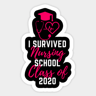 New Nurse Grad Class Of 2020 Cool Nursing Graduate Gift Sticker